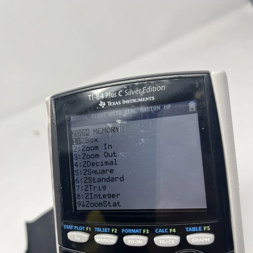 Texas Instruments TI-84 Plus C Silver Edition Graphing Calculator Black/White